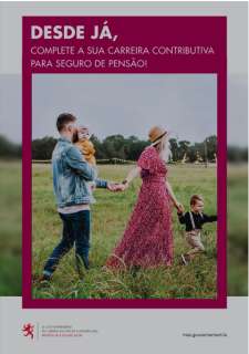 Desde já, complete a sua carreira contributiva para seguro de pensão!