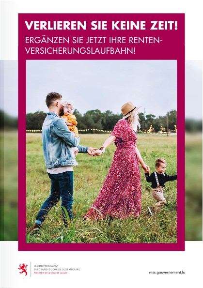 Verlieren Sie keine Zeit! Ergänzen Sie jetzt Ihre Rentenversicherungslauf- bahn!