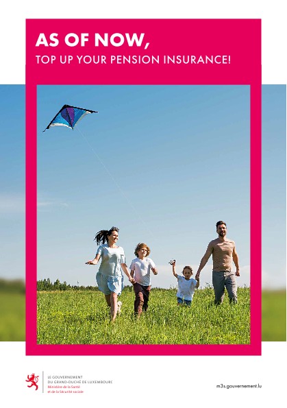 Dès maintenant, complétez votre carrière d'assurance pension !