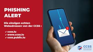 ACHTUNG: Phishing-Angriffe mit dem Logo der CCSS