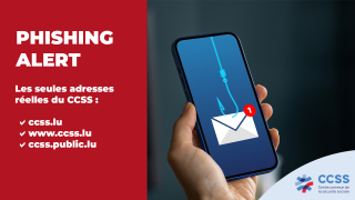 ATTENTION aux attaques de phishing utilisant le logo du CCSS
