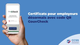 Les certificats sur le nombre de salariés occupés et sur la masse salariale désormais dotés d’un code QR GouvCheck