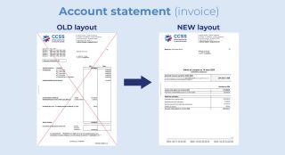 New account statement presentation from March 2025