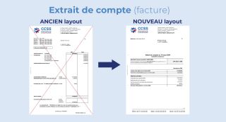 Nouvelle présentation des extraits de compte à partir de mars 2025