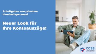 Neue Darstellung der Kontoauszüge für Arbeitgeber von privatem Haushaltspersonal ab Juni 2025