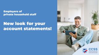 New account statement presentation for employers of private household staff from June 2025