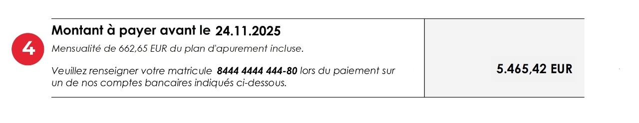 Plan d'apurement