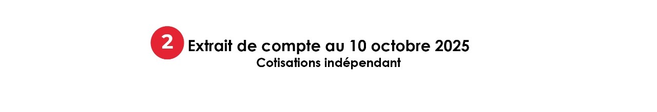 Dat4e de l’extrait de compte 