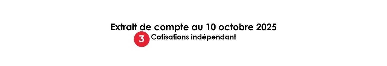 Type de l'extrait de compte