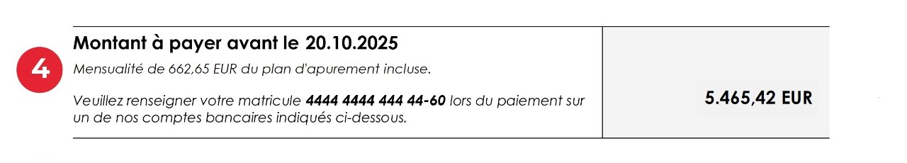 Plan d'apurement